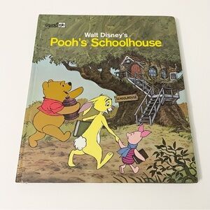 Vintage 1978 Walt Disney's Pooh's Schoolhouse Golden Press Hardcover